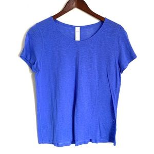 IVIVVA Girls 14 Bluish Purple Slightly Sheer Lightweight Short Sleeve T-Shrit D3